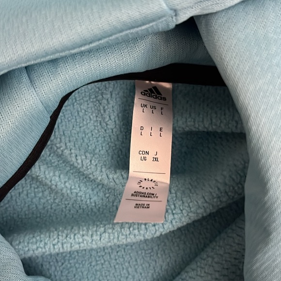 Adidas Running Carrera Sweatshirt with a Hood Size L - Picture 10 of 17